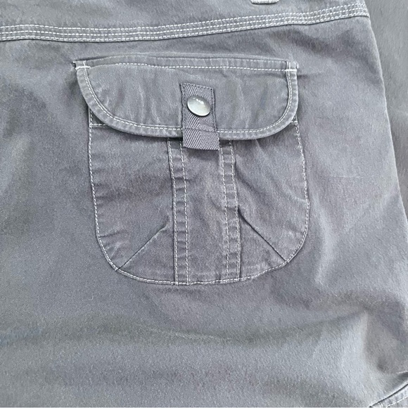 Kuhl Gray Roll Up Cargo Pants with Straight Leg Cut - Picture 7 of 14